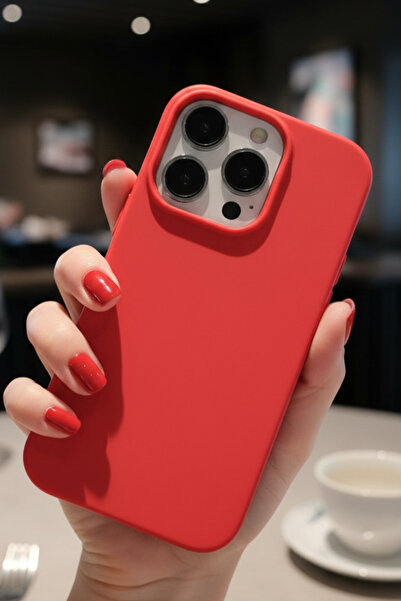TechTrove iPhone 14 Pro Max Kılıf Içi Kadife Süet Tasarımlı Kamera Korumalı S...