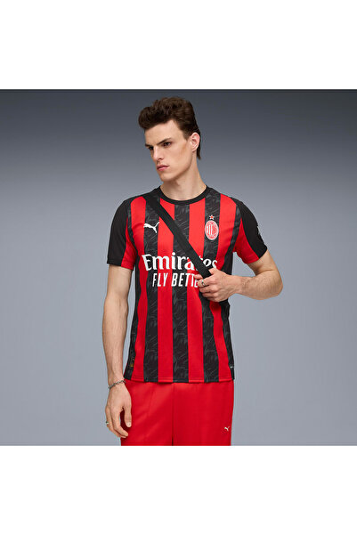 Puma قميص كرة القدم للرجال باللون الأحمر من Acm