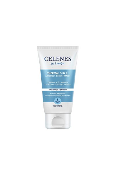 Celenes Thermal 3 IN 1 Temizleme Peeling Maske 150 ml