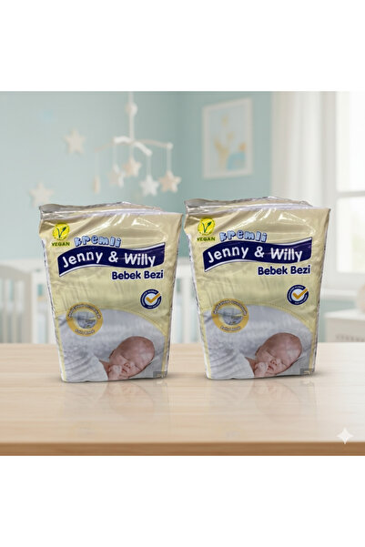Jenny & Willy Bebek Bezi Yeni Doğan 2-5 Kg Ekonomi Paketi 2 Paket 80 Adet