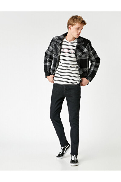 Koton Slim Fit Kot Pantolon - Brad Jean