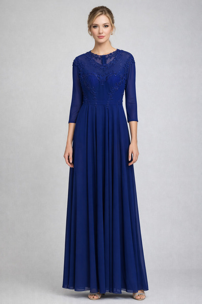 Saygın Kadın Taşlı Kloş Kesim Abiye