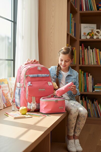 Kidessa Relaxion 2144-1396 Set de trei rucsac pentru școală primară unisex pe...