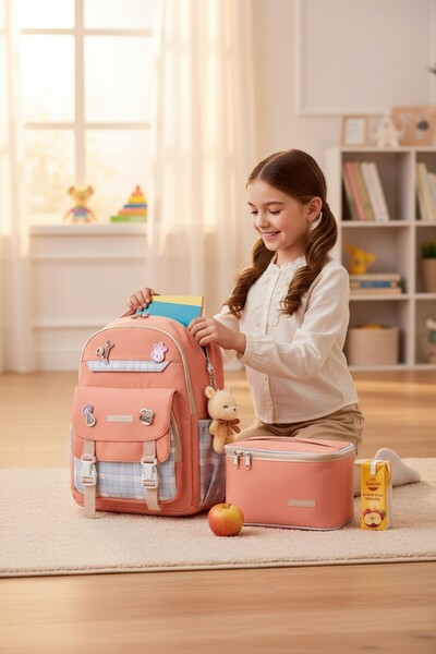 Relaxion Rlx-1396 Set de 3 ghiozdane pentru școală primară pentru copii, cu s...