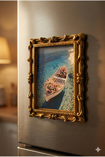 ZAP AKSESUAR Magnet Çerçeve, Boyutlu Klasik Tarz Minyatür Çerçeve Magnet