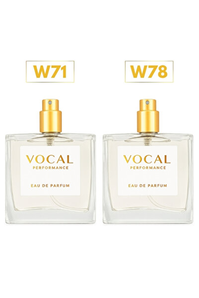 Vocal Kadın Parfüm ( W71 & W78 ) Edp 50 ml 2'li Paket