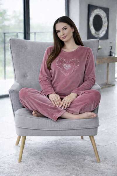 VAKİATR KADIN PİJAMA TAKIMI KADİFE vakia.tr