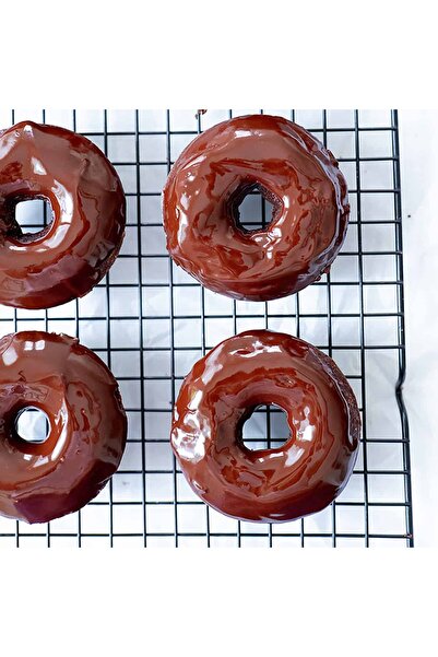 Ketojenik Glutensiz Çikolatalı Donut 7cm Çaplı 6 Adet