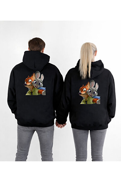 MODA 14 februarie Cadou de Ziua Îndrăgostiților Combinație de cuplu Swea tric...