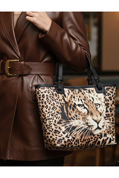 Çanta Trend Geantă de damă cu lanț de dimensiuni mari