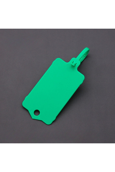 choice2 50Pcs-Green 50/100Pcs Reusable Plastic Tags Hang Tag Waterproof Label...