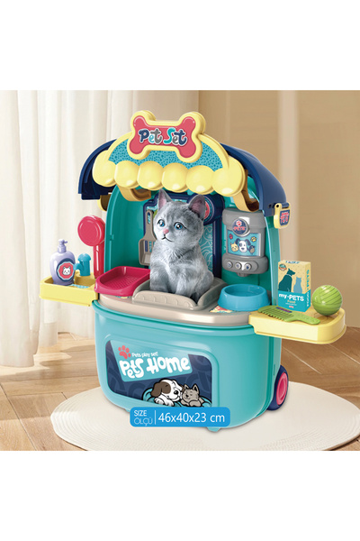 Ogi Mogi Toys مجموعة ألعاب الحيوانات الأليفة، حقيبة بعجلات، حقيبة ظهر وحقيبة ...