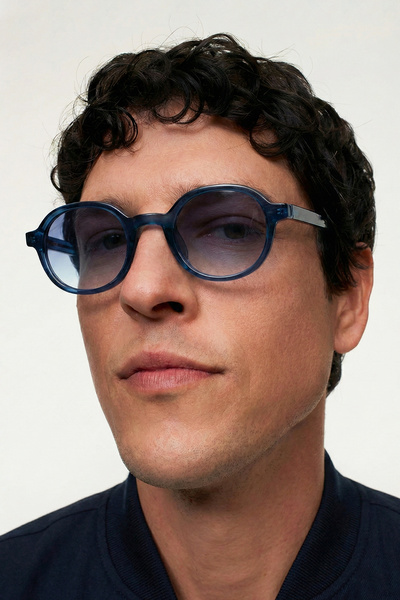 Babafiyatlar Bren Navy Blue Unisex Sunglasses