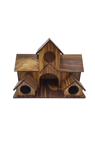 Choice Carbonization Bird Houses Bird Room Large Bird House for Garden Courty...