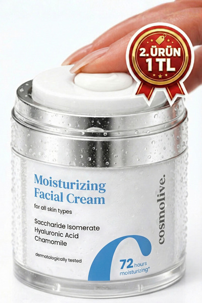 Cosmolive Yüz Kremi | Hyaluronik Asit | Uzun Süreli Nemlendirici | Papatya | ...