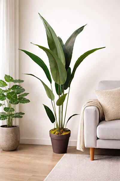 MAKİ DEKOR Yapay Ağaç Starliçe 12 Yapraklı 150 Cm