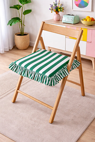 RİTMOHOME Πράσινο ριγέ βολάν Marine, Vintage, Marine, Summer, Scandinavian, B...