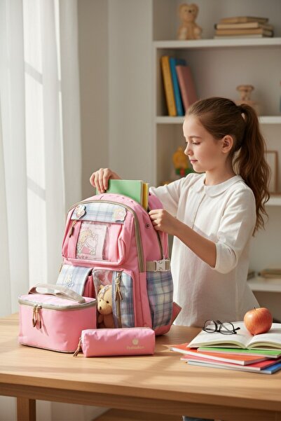 Relaxion Rlx-1395 Set of 3 Children's Primary School Bag Backpack with Pencil...