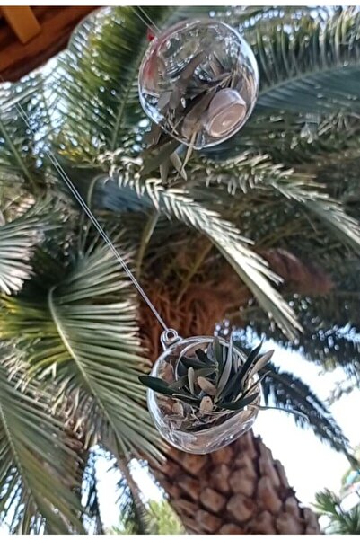 semya Bahçe Sarkıt Küçük 3lü Üfleme Cam Mumluk 3 Adet Küçük