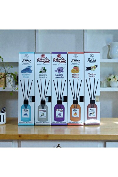 pasajdanal Bambu Çubuklu Oda Kokusu Jasmine Mango Vanilya Okyanus Lavanta 100...