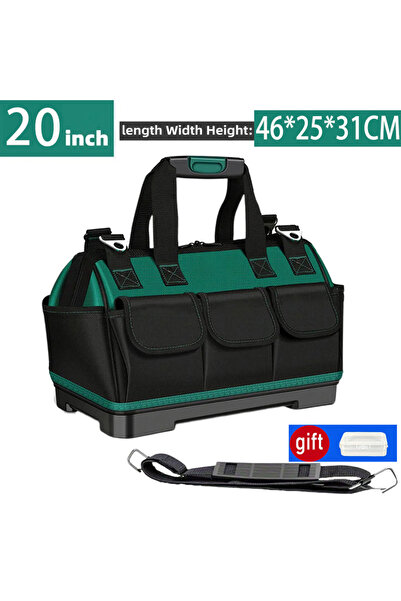 Choice20 حقيبة أدوات كبيرة السعة، مصنوعة من قماش أكسفورد 1680D سميك ومقاوم لل...