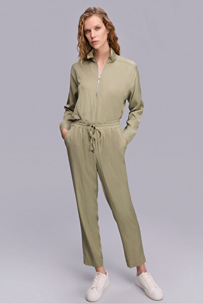 Naramaxx Beli Lastikli Mint Yeşili Havuç Pantolon