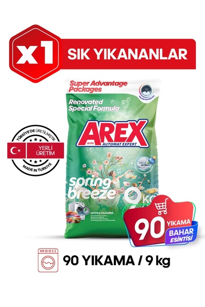 AREX MATİK TOZ DETERJAN BEYAZLAR İÇİN 9KG