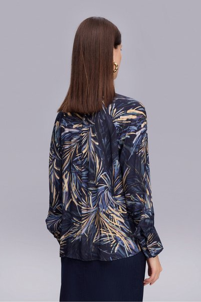 Naramaxx Wide Sleeve Patterned Shirt