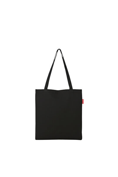 Baghashtag Baskısız Siyah Bez Çanta