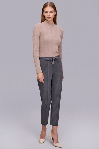 Naramaxx Beli Bağlamalı Havuç Form Çizgili Pantolon