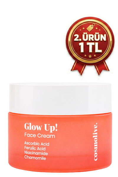 Cosmolive Aydınlatıcı Yüz Kremi Askorbik Asit Ferulic Asit Niasinamid Nemlend...