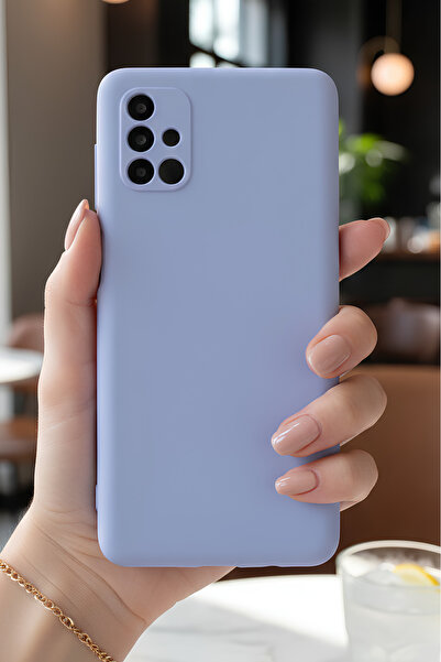 Hatreds Galaxy M51 İçin Uyumlu İçi Kadife Sıvı Silikon Kılıf