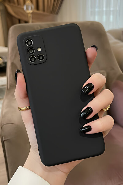 Hatreds Galaxy A71 İçin Uyumlu İçi Kadife Sıvı Silikon Kılıf