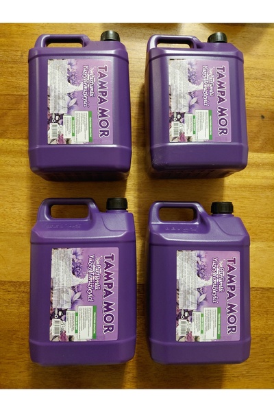 TAMPA Mor Parfüm Kokulu Yüzey Temizleyici 5 Lt 4'lü Set