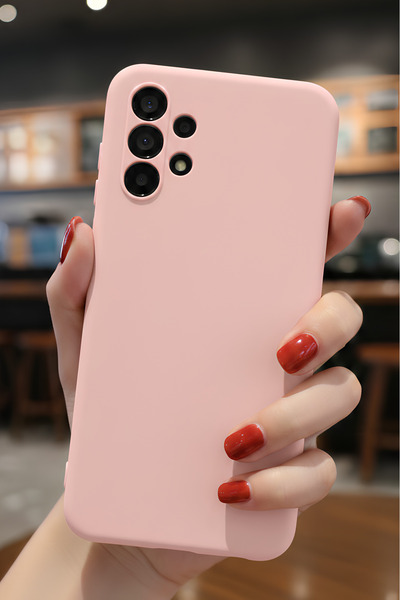 Hatreds Galaxy A23 İçin Uyumlu İçi Kadife Sıvı Silikon Kılıf