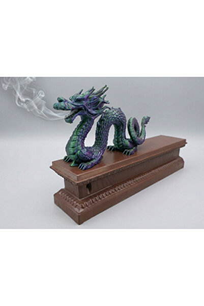 BRNTECH Ejderha Figürlü Çubuk Tütsülük | PLA Malzeme Dekoratif Masa Üstü Tüts...