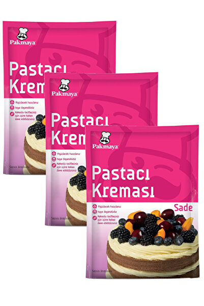 Pakmaya Pastacı Kreması 147 gr X 3 Adet