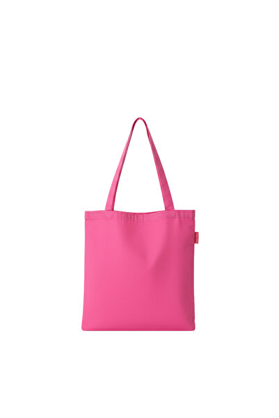 Baghashtag Baskısız Pembe Bez Çanta