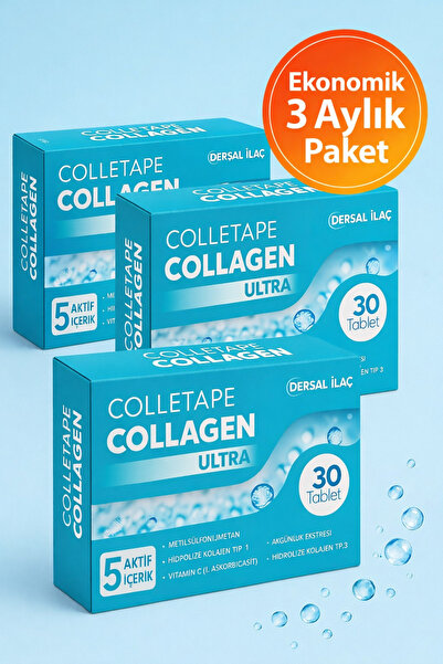 colletape Collagen Ultra 3 Aylık Tedavi Paketi ( 3 KUTU )