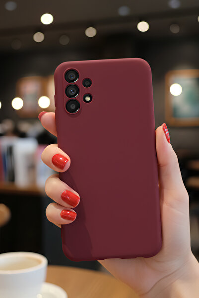 Hatreds Galaxy A52 İçin Uyumlu İçi Kadife Sıvı Silikon Kılıf