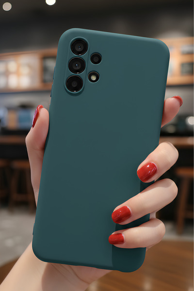 Hatreds Galaxy A32 4G İçin Uyumlu İçi Kadife Sıvı Silikon Kılıf