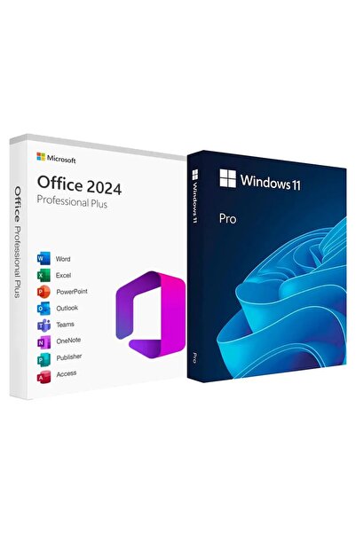 MICROSOFT Windows 11 Pro Office 2024 Pro Plus Dijital Lisans Anahtarı Kalıcı Key