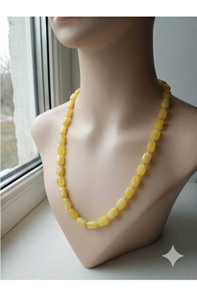 VOLMERİ GİFTS Beyrut Damla Yetişkin Kehribar Kolye