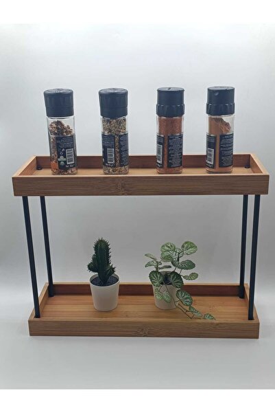 IKEA NÅLBLECKA tezgah üstü düzenleyici, bambu, 38x13x28 cm