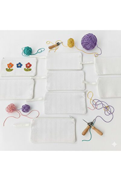 ORGANİZASYON HEDİYEM 10 حامل أقلام من القماش الخام - صندوق أقلام قابل للطلاء ...