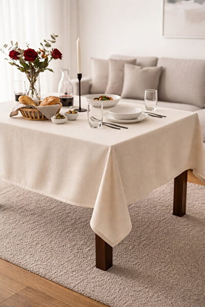 OTEXSA Τραπεζομάντιλο από βαμβακερό λινό φυσικό σχέδιο μοντέρνας στυλ