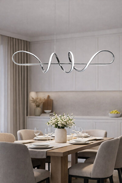 LUNOX TEK TARAFI LEDLİ YATAY AVİZE