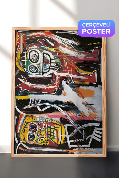 Postifull Slika u drvenom okviru, set postera i okvira, serija Dustheads Comf...