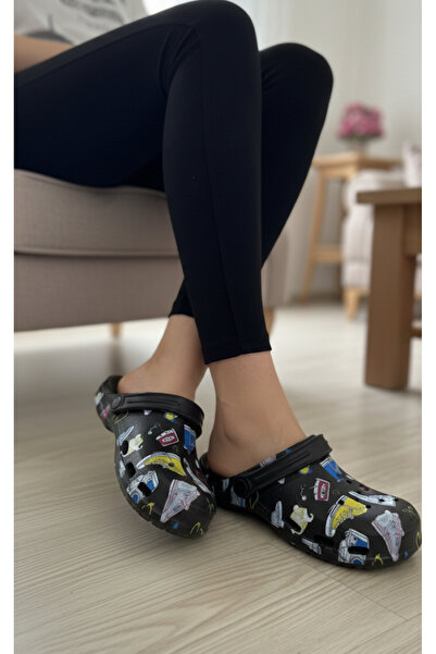 Akınal Bella Παντόφλες σταυρού με μοτίβο Unisex