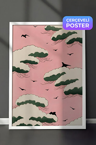 Postifull Slika u beloj ramovini, zidna slika, Bijutsu Sekai - Serija Pink Sk...
